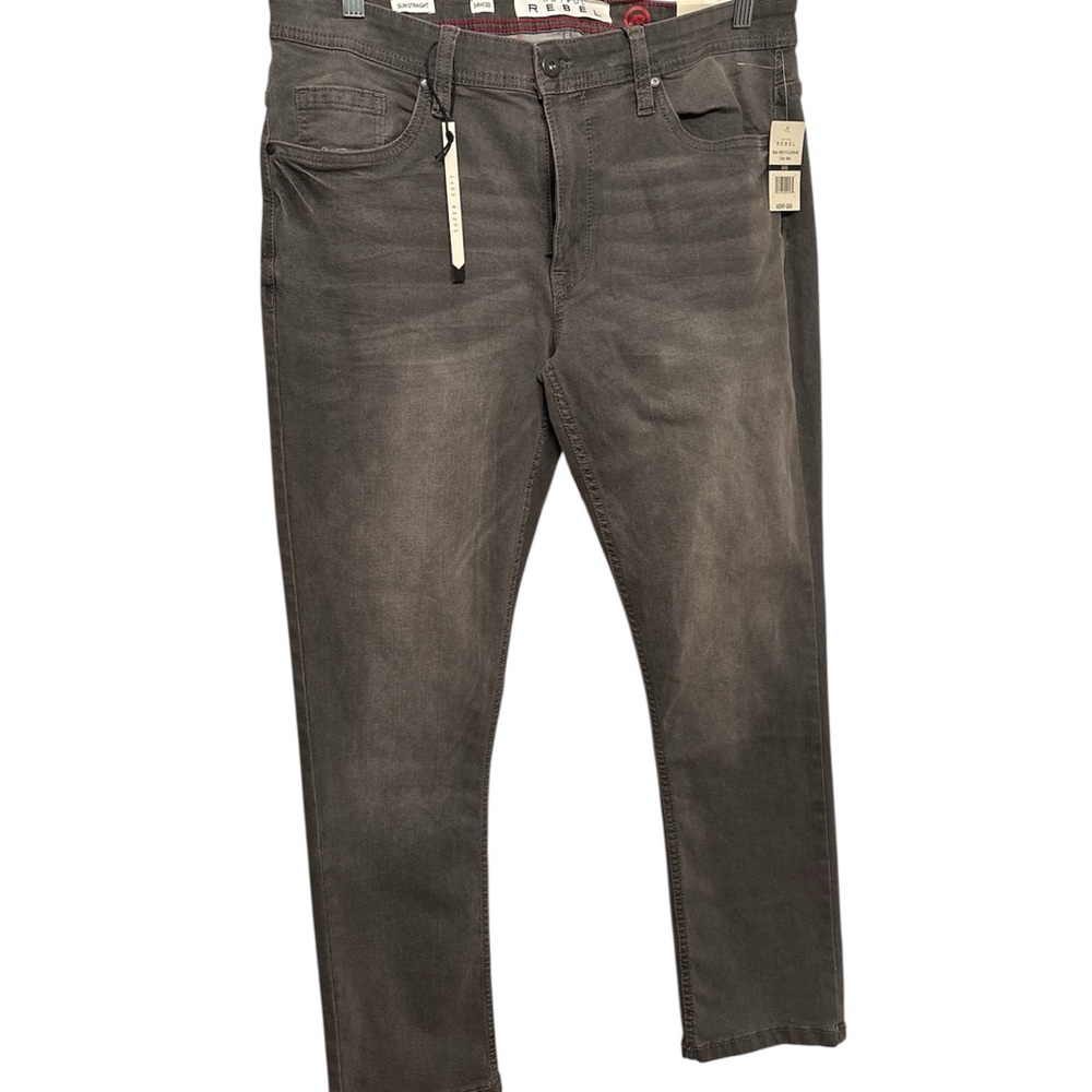 Men's Charcoal Slim Jeans